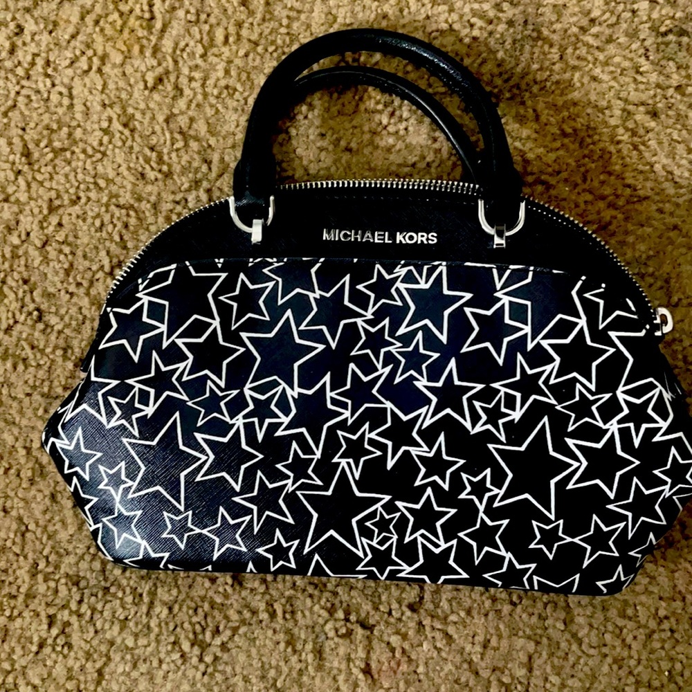 Black and white small Micheal kors purse